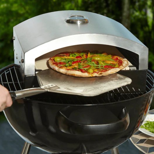 Kettle BBQ pizza oven