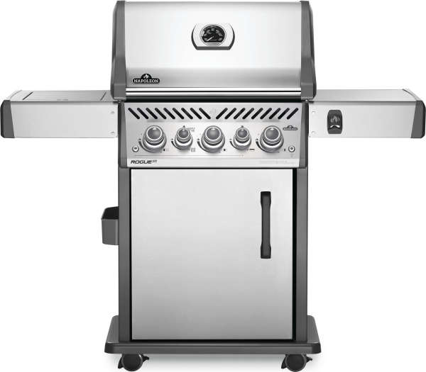 Rogue® SE 425 Propane Gas Grill with Infrared Rear and Side Burners, Stainless Steel
