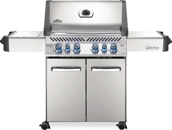 Prestige® 500 Propane Gas Grill with Infrared Side and Rear Burners, Stainless Steel